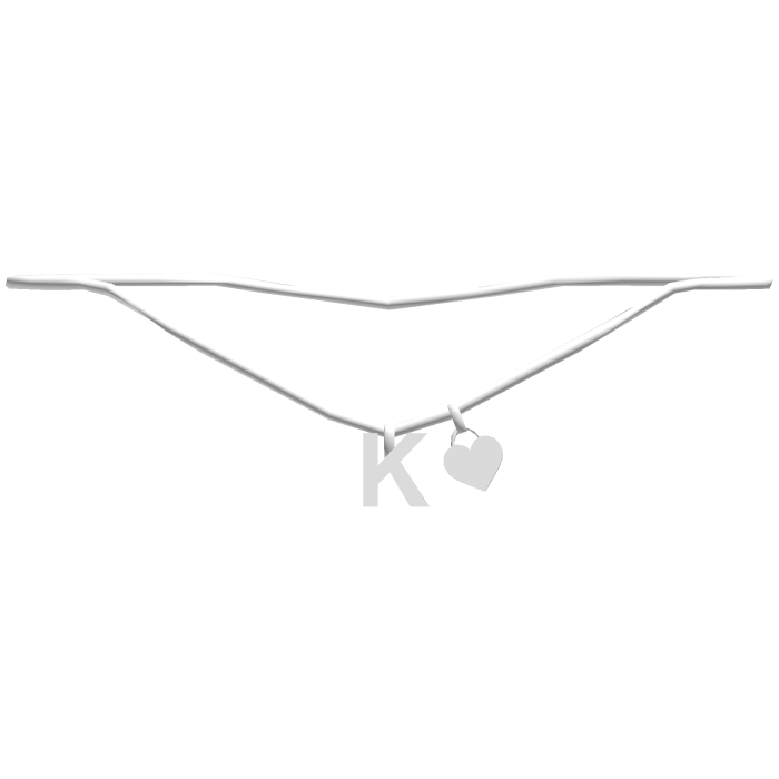 1.0 silver white K initial