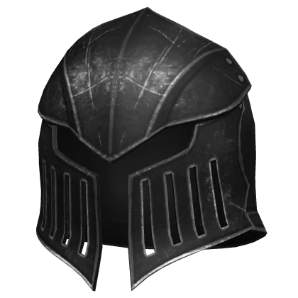 Black Medieval Juggernaut Knight Helmet | Roblox Item - Rolimon's