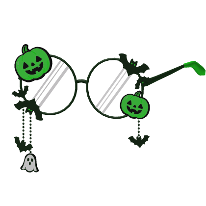 Green Halloween Glasses