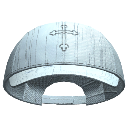 Y2k Streetwear Cross Cap Sky Blue