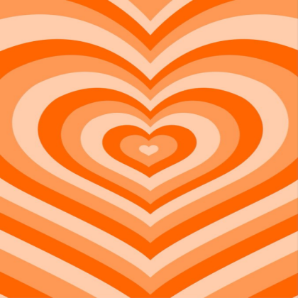 orange indie aesthetic heart Roblox decal