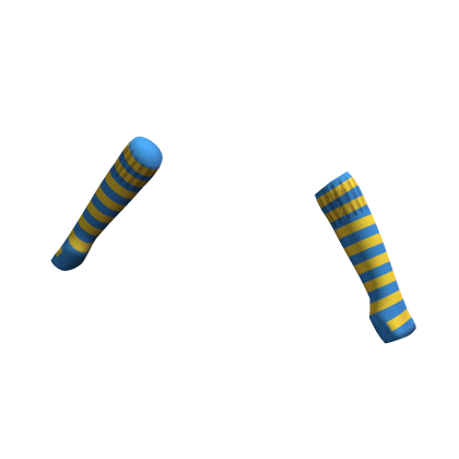 Light Blue Yellow | Arm Warmers Sleeves Fingerless