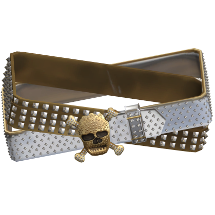 Streetwear Skull Diamond Belt