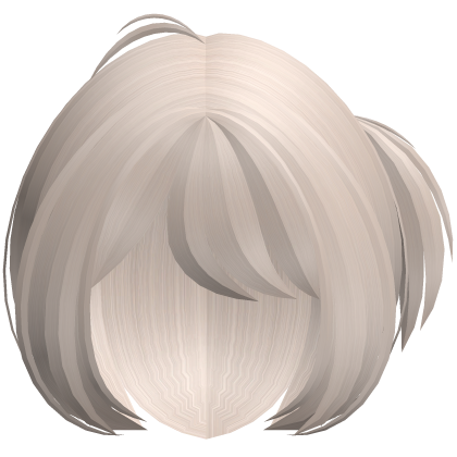 ♡﹒cute short fluffy layered hair in blonde Roblox item
