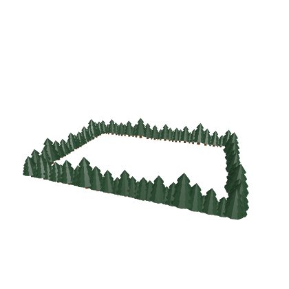 christmas tree and invisable wall