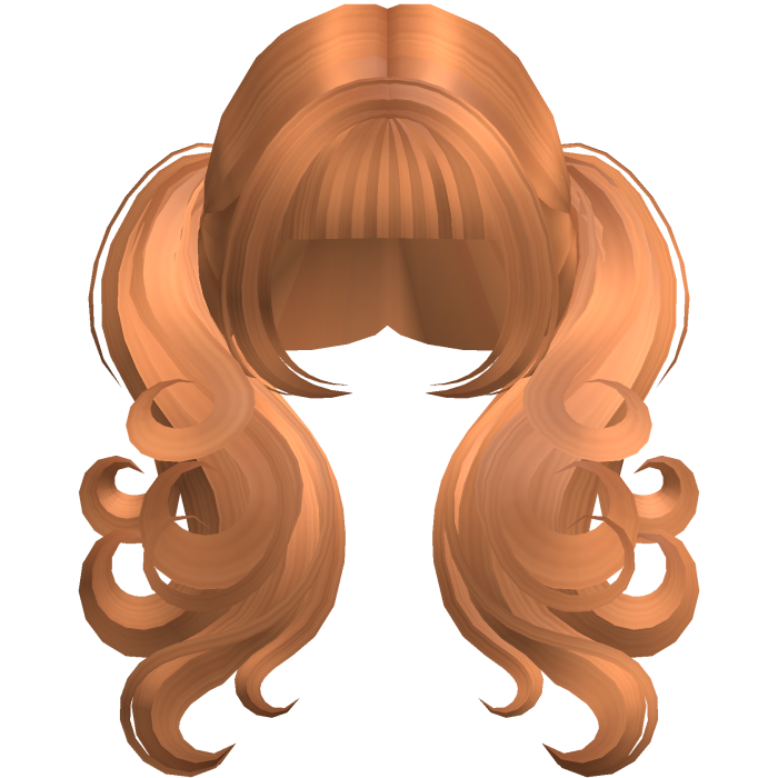 Ginger Cute Long Messy Swirly Pigtails