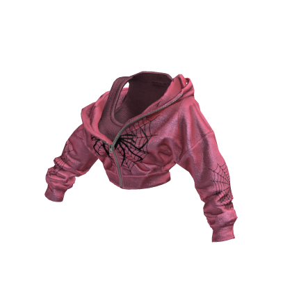 🩷🕸️Spider-Man Shoulder Drop Jacket🕸️🩷 thumbnail