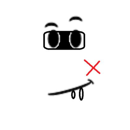 Fanged Horror Scientist Skeptics with Scars Roblox decal