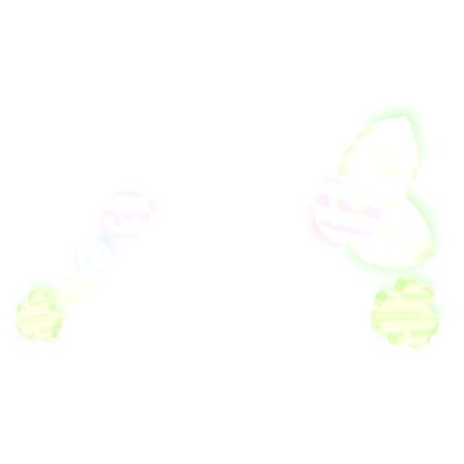 🍀 ꒱ EMISSIVE cute igari decora clover hairclips Roblox item