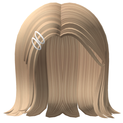 Blonde Cheap Swept Cut with Clips Roblox item
