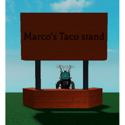 Marco's Taco stand