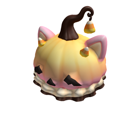 Spooky Halloween Pumpkin Cat Hat