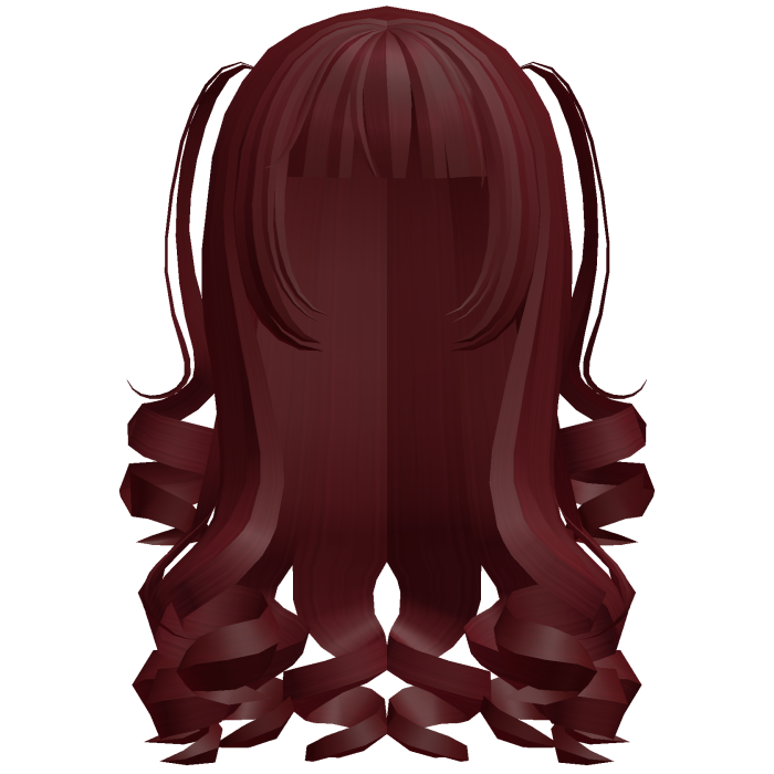 Dolly Coquette Curled Pigtails (Red)