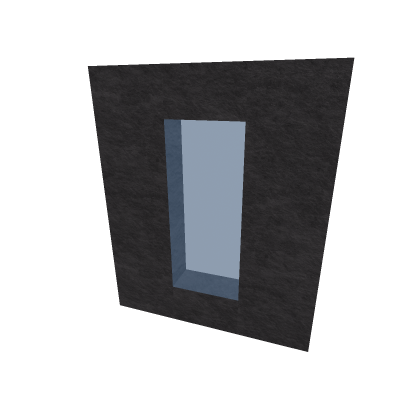Rock Wall With Tall Window