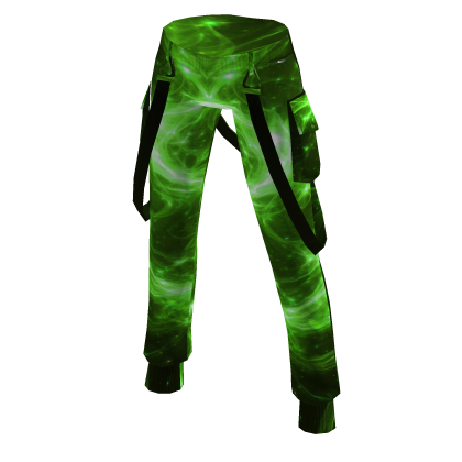 Green Galaxy Pants