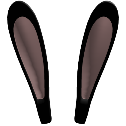 Black Bunny Ears