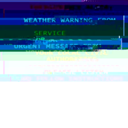 Emergency alert system for the following areas