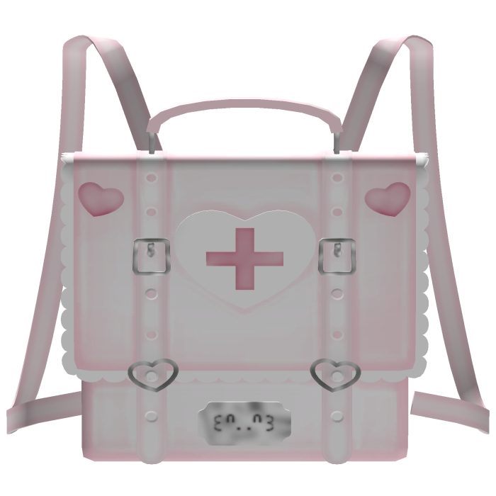 ♡ 1.0 kawaii school girl nurse backpack in pink