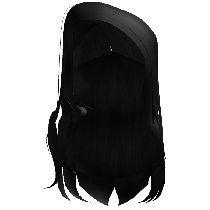 Black Y2K Side Swept Layers
