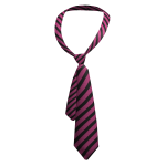Y2K Loose Messy Tie Black & Blue