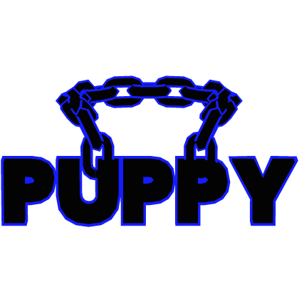 Cartoony Blue Puppy Chain Roblox item