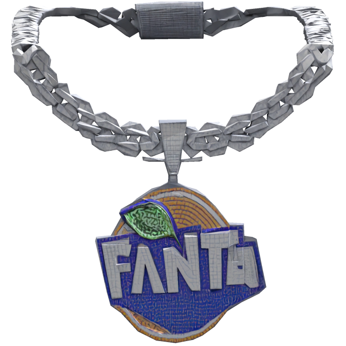 Iced Out Fanta Soda Chain 3.0