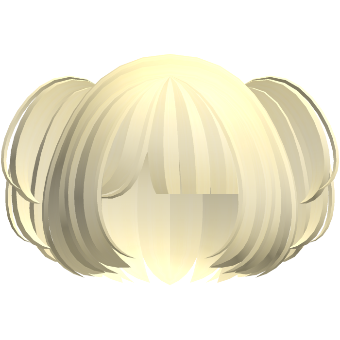 🐾 sweet mini fluffy layered moe pigtails yellow