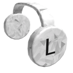 White Sparkle Time Clockwork Headphones
