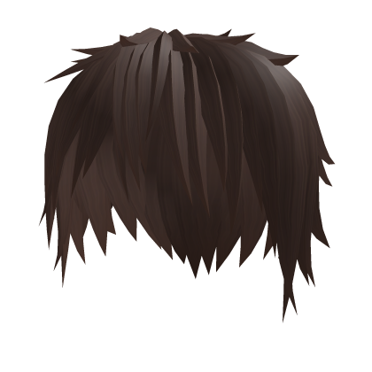 Brown Messy Boy Emo Hair Roblox item