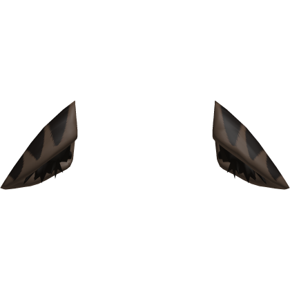♡ Big Fluffy Sad Brown Raccoon Cat Ears ♡