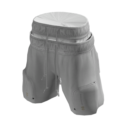 String Shorts - No Boxers (White)