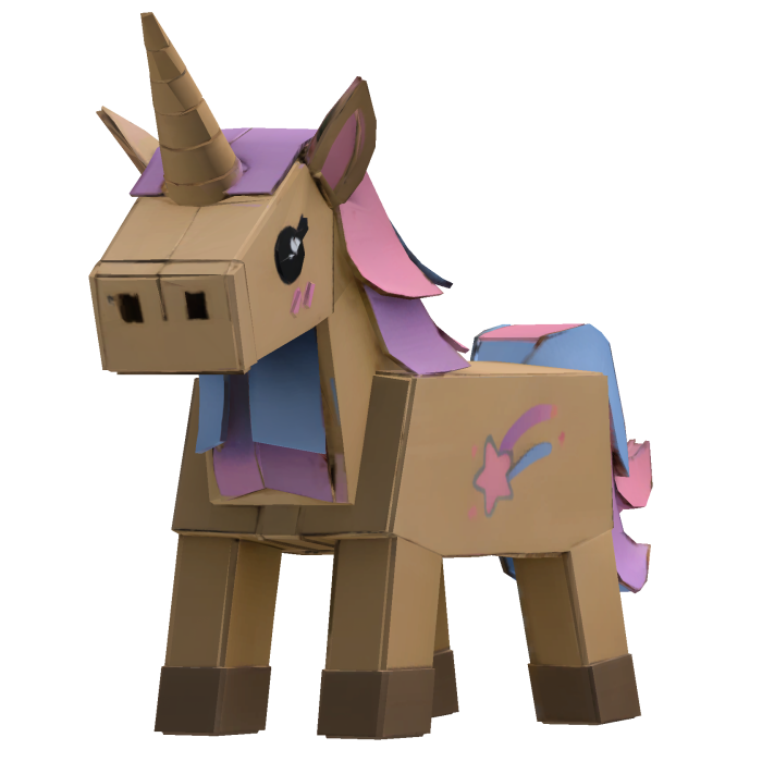 Riding a Cardboard Unicorn