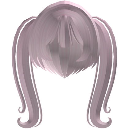 ☆ Kawaii Long Swirly Pigtails in Pink ☆ Roblox item