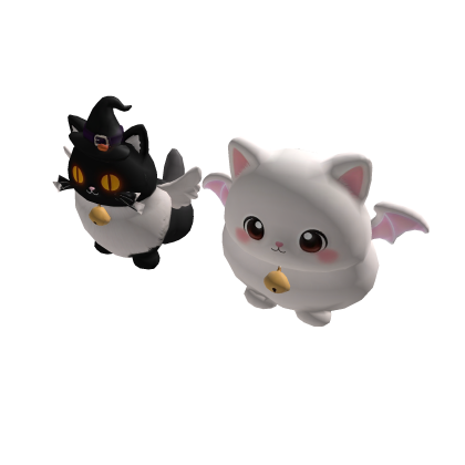 Cute Floating Cats - Front