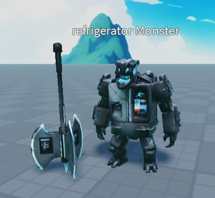 refrigerator Monster NPC | Rigged & Roblox Ready preview 1