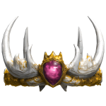 24k Gold Heart Circlet of Sakura pink Power