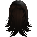 ♡ Coffee Dark Brown Wolf Cut Hair