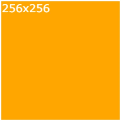 256x256 Dev Texture (Orange)