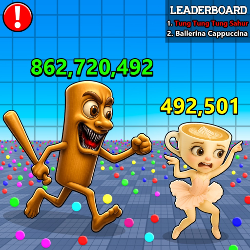 Eat Brainrot To Grow HUGE official Roblox game thumbnail