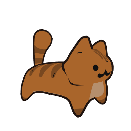 Silly Orange Cat on Shoulder Roblox item