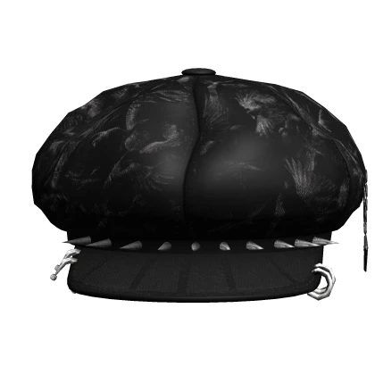 2000s y2k pierced punk cross beret cap | Roblox Item - Rolimon's
