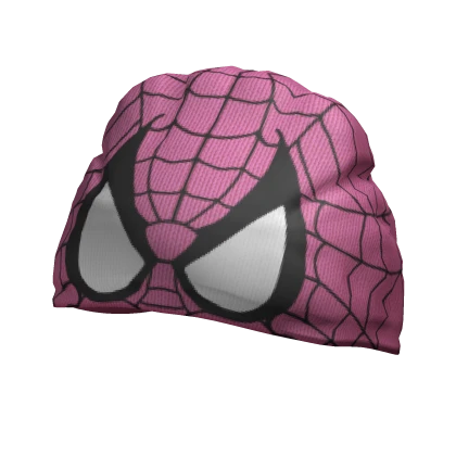 🌸Cute Y2K Pink Spider Multiverse Man Beanie🌸 | Roblox Item
