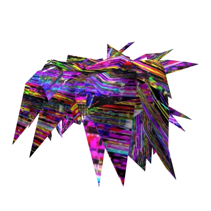 [💰] Анимированная красочная прическа Glitch