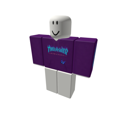 Thrasher hoodie roblox sale