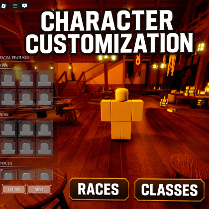 Character Customization Races Classes