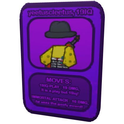 Yeetus Training Card thumbnail