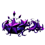 Purple Comic Star Crown