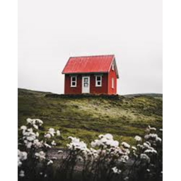 A house…