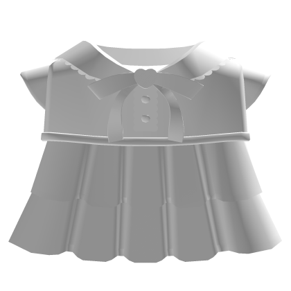 ၄♡၃ Sweetheart Ruffled Dress In White