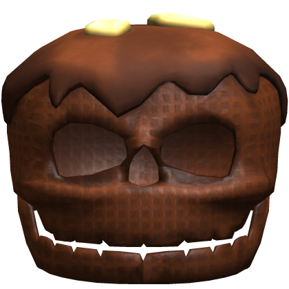 Chocolate Waffle Riddling Skull